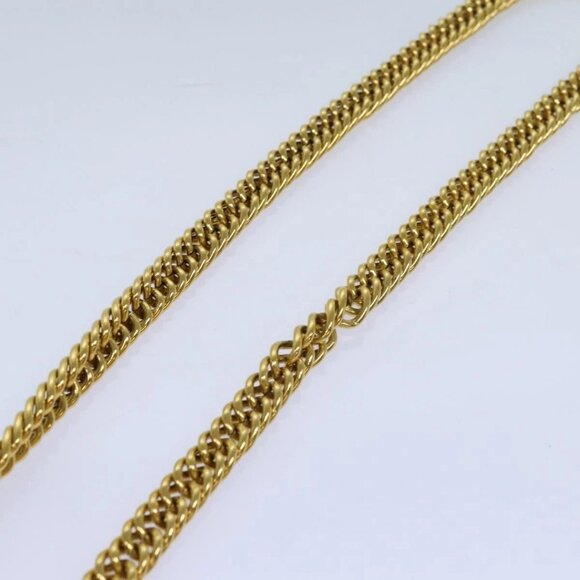 CHANEL Chain Pearl Belt metal Gold CC Auth - Picture 3 of 9